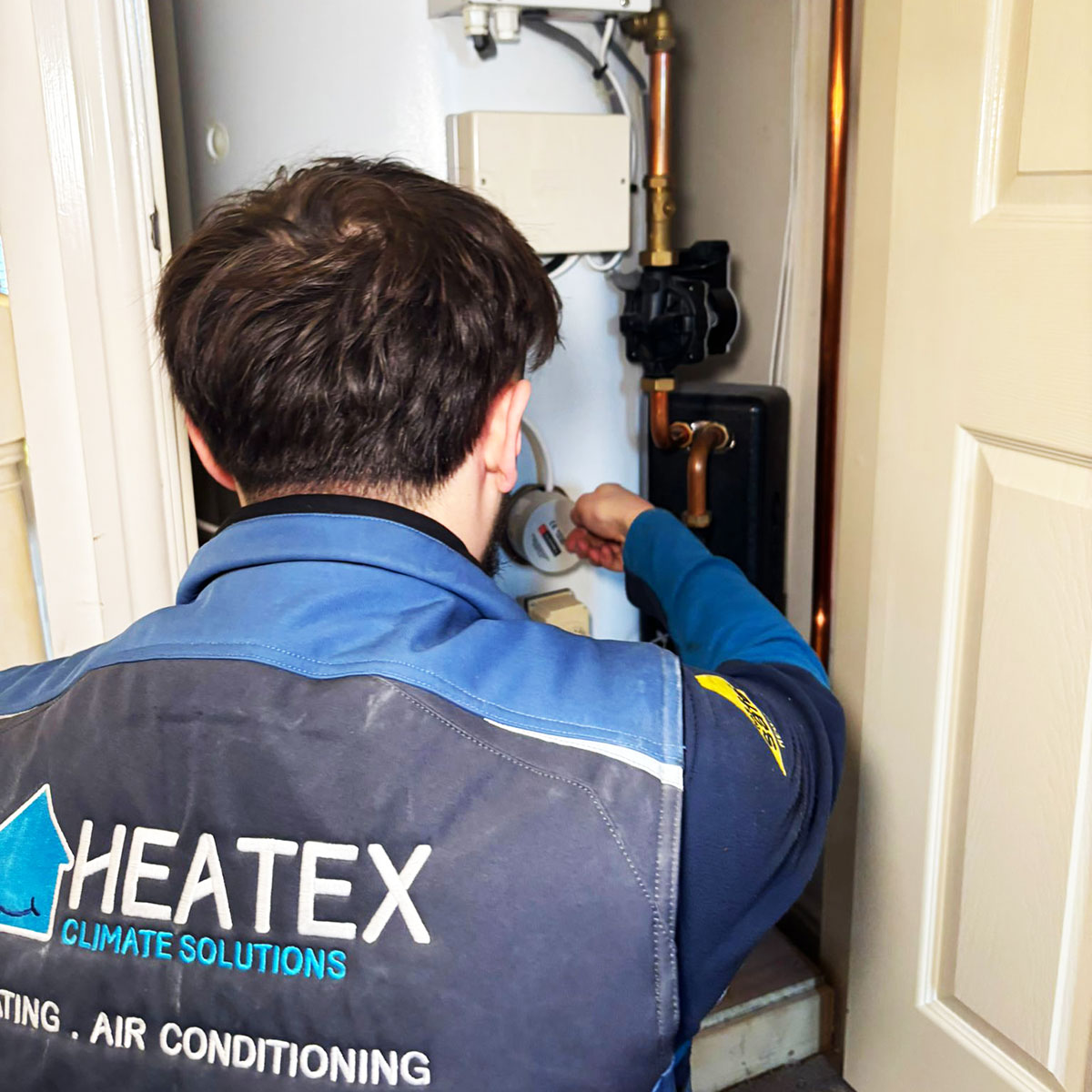 Heatex engineer at work