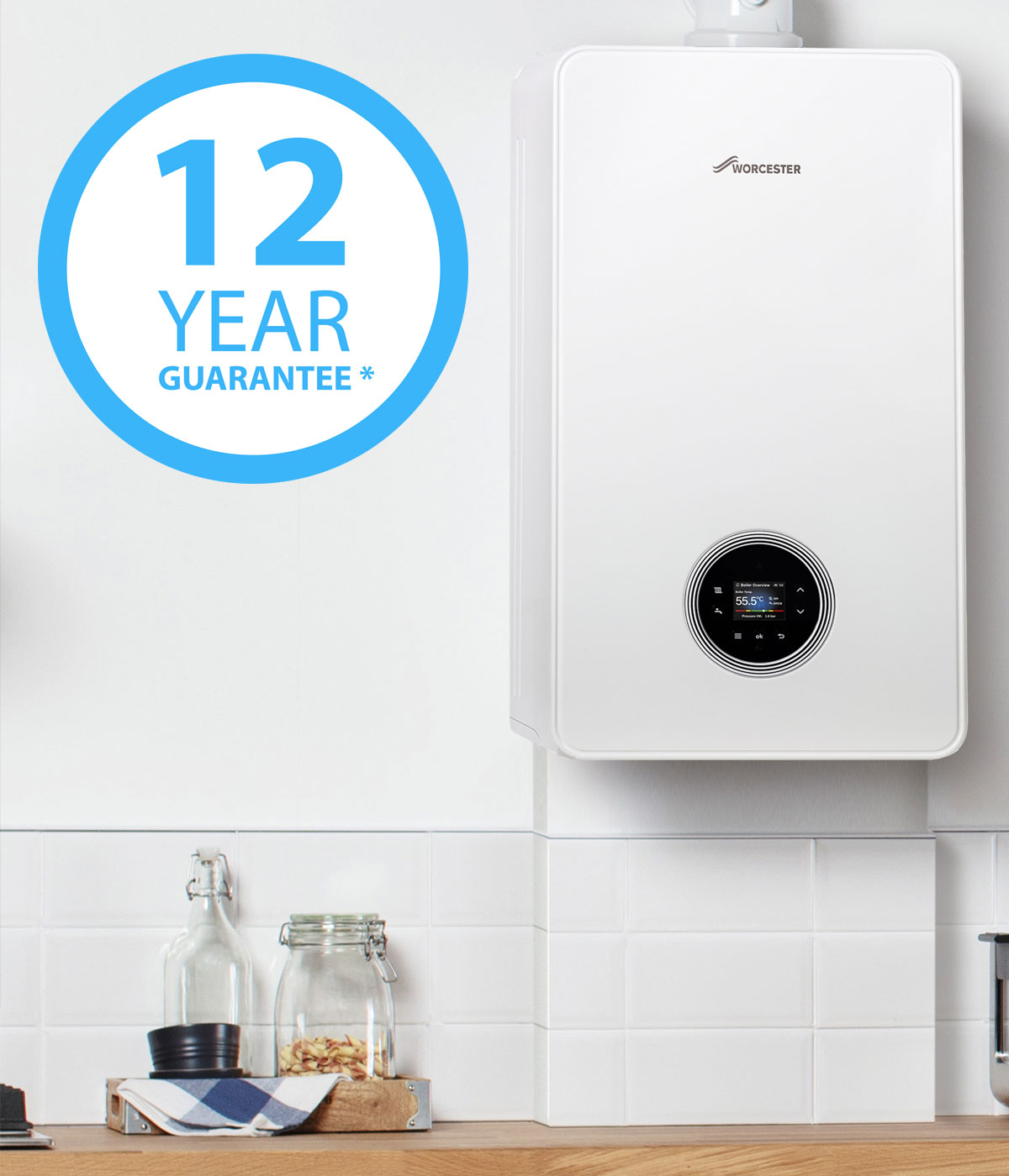 Up to 12 year guarantee on new boilers